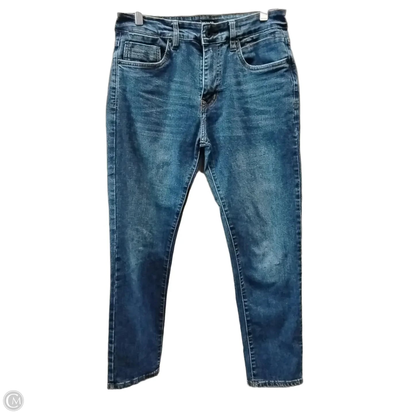 Jeans Straight By Kenneth Cole In Blue Denim, Size: 10