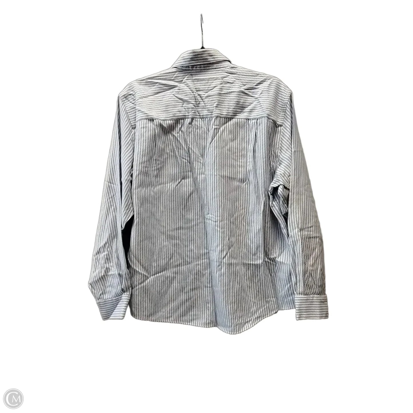Top Long Sleeve By Talbots In White, Size: L