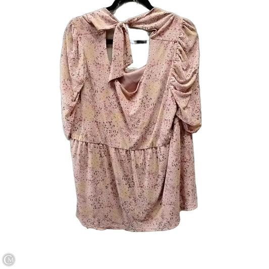 Blouse Long Sleeve By Siren Lily In Floral Print, Size: 2x