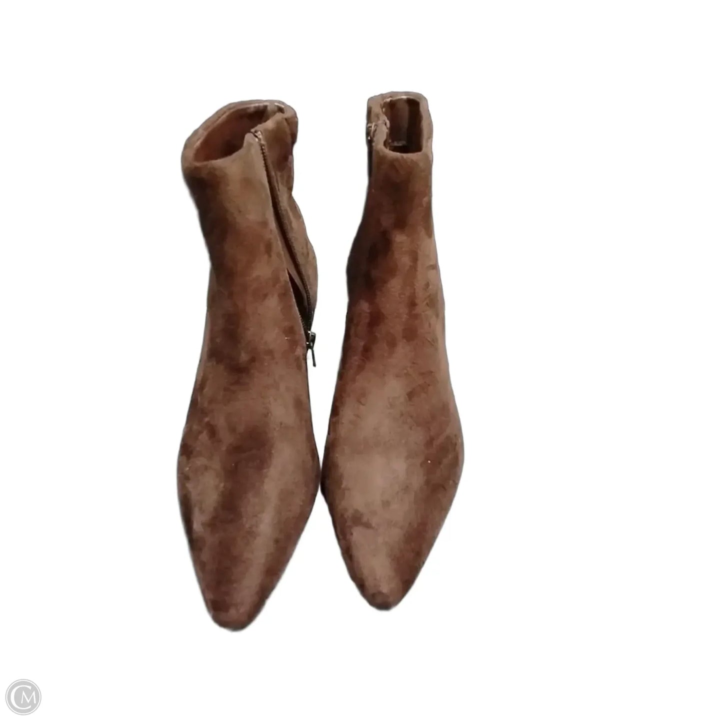 Boots Ankle Heels By Universal Thread In Brown, Size: 7.5