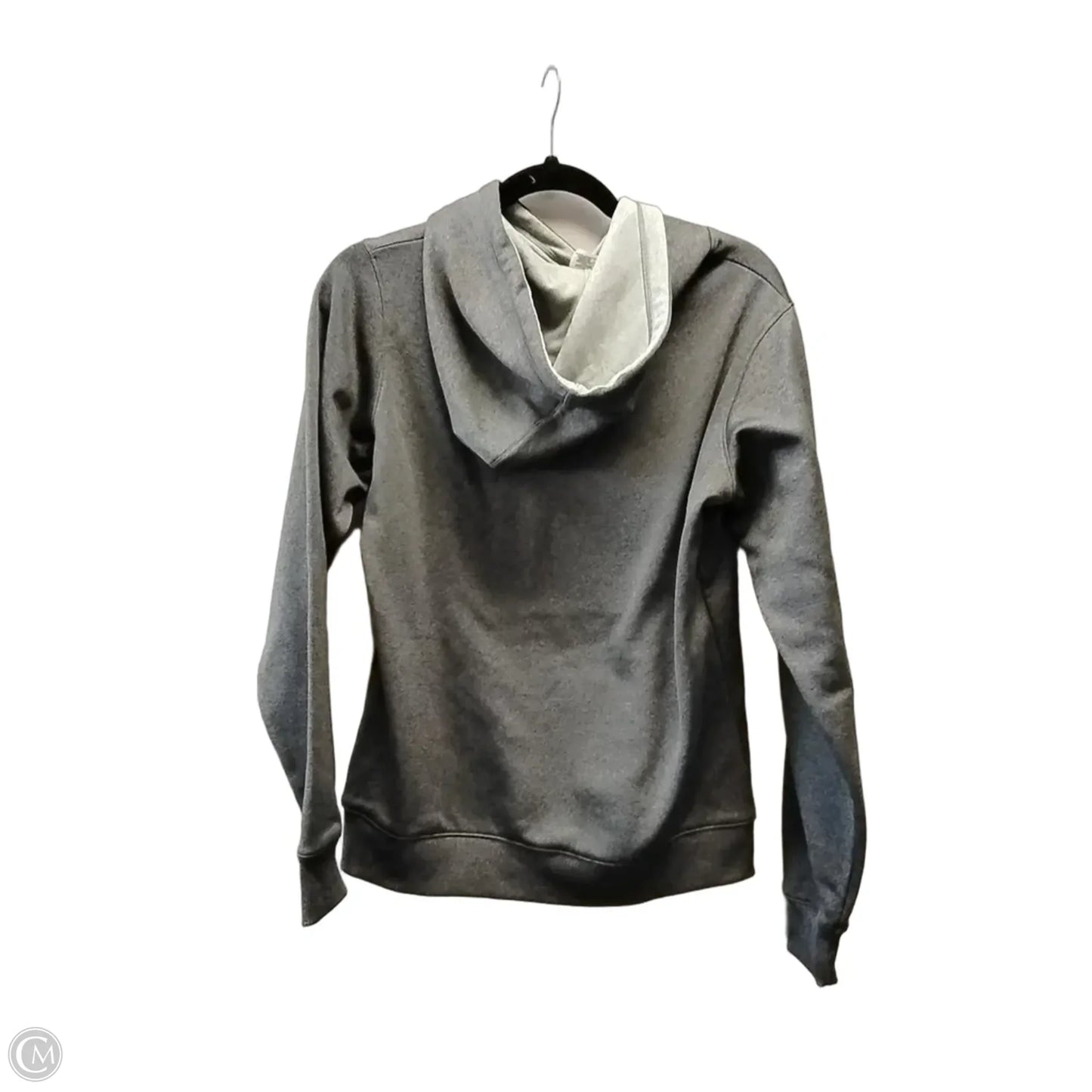 Sweatshirt Hoodie By Under Armour In Grey, Size: M