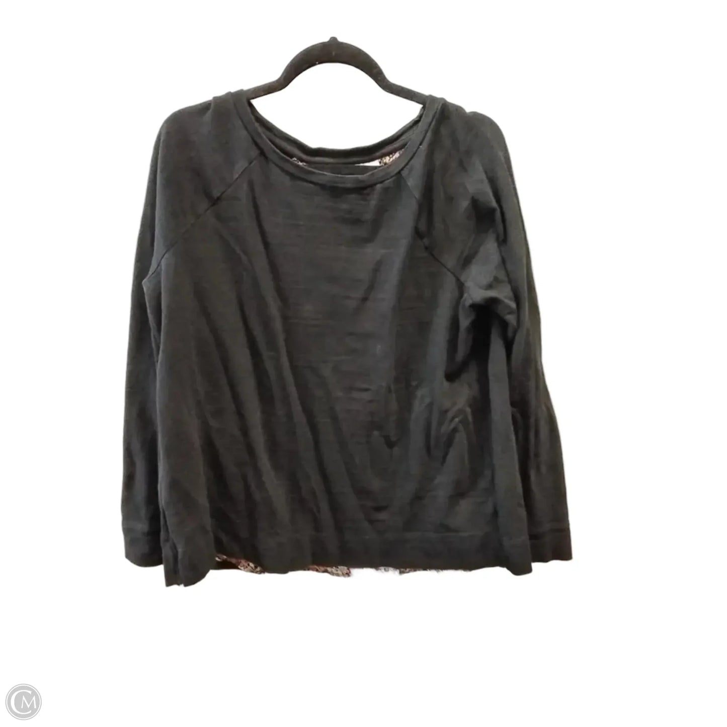 Top Long Sleeve By Loft In Black, Size: M