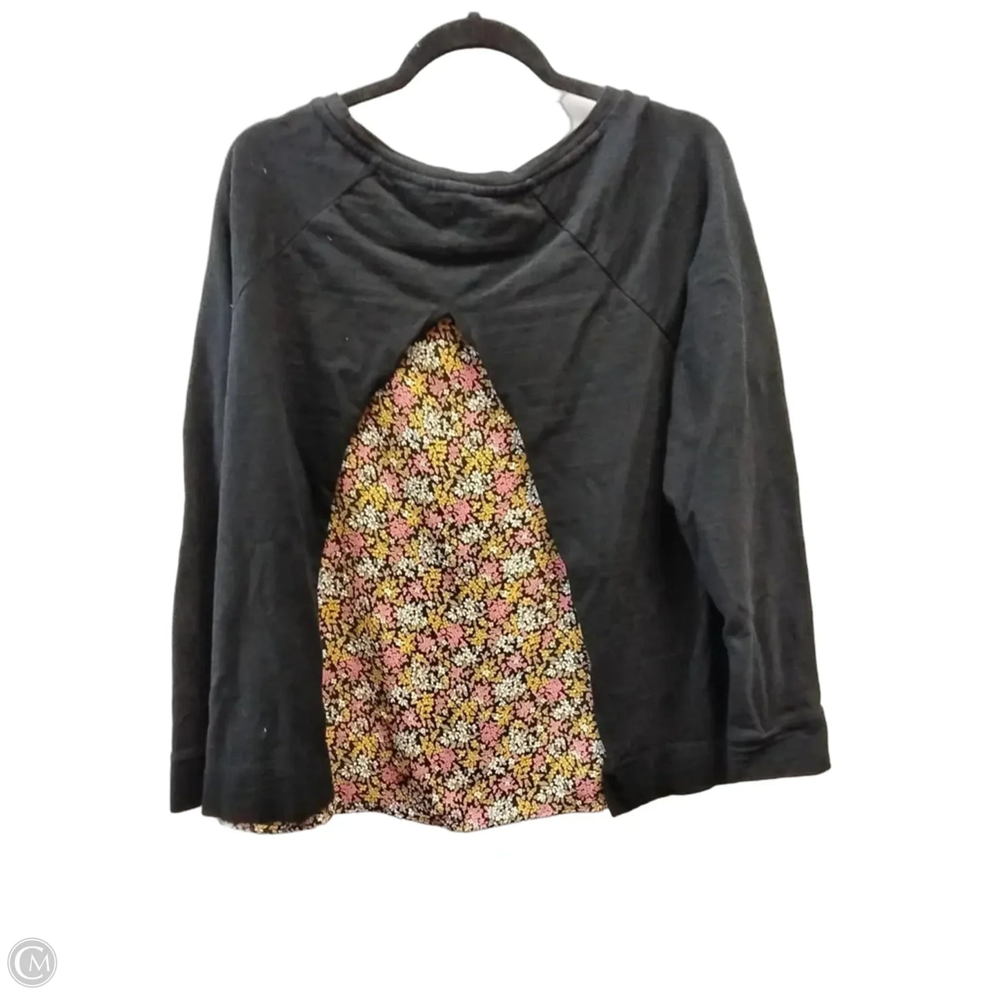 Top Long Sleeve By Loft In Black, Size: M