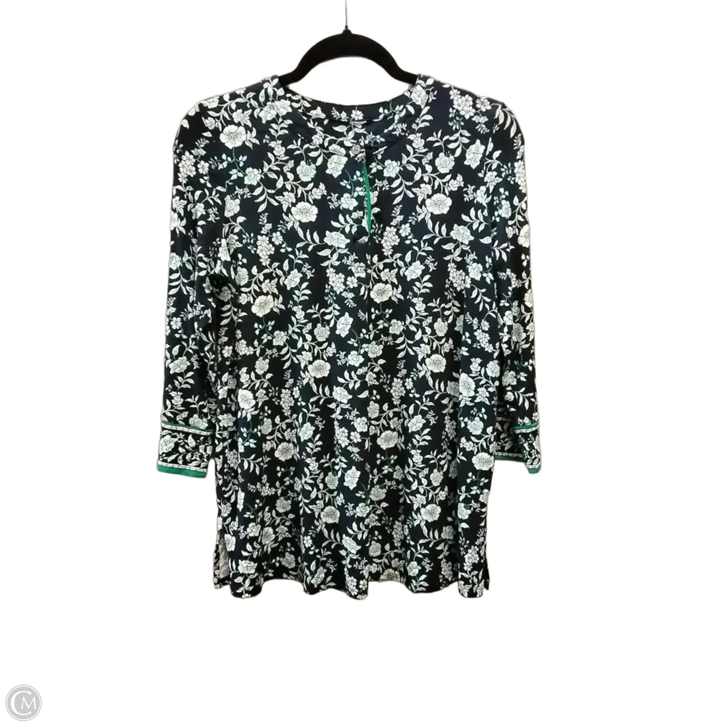 Top Long Sleeve By J. Jill In Paisley Print, Size: Xs
