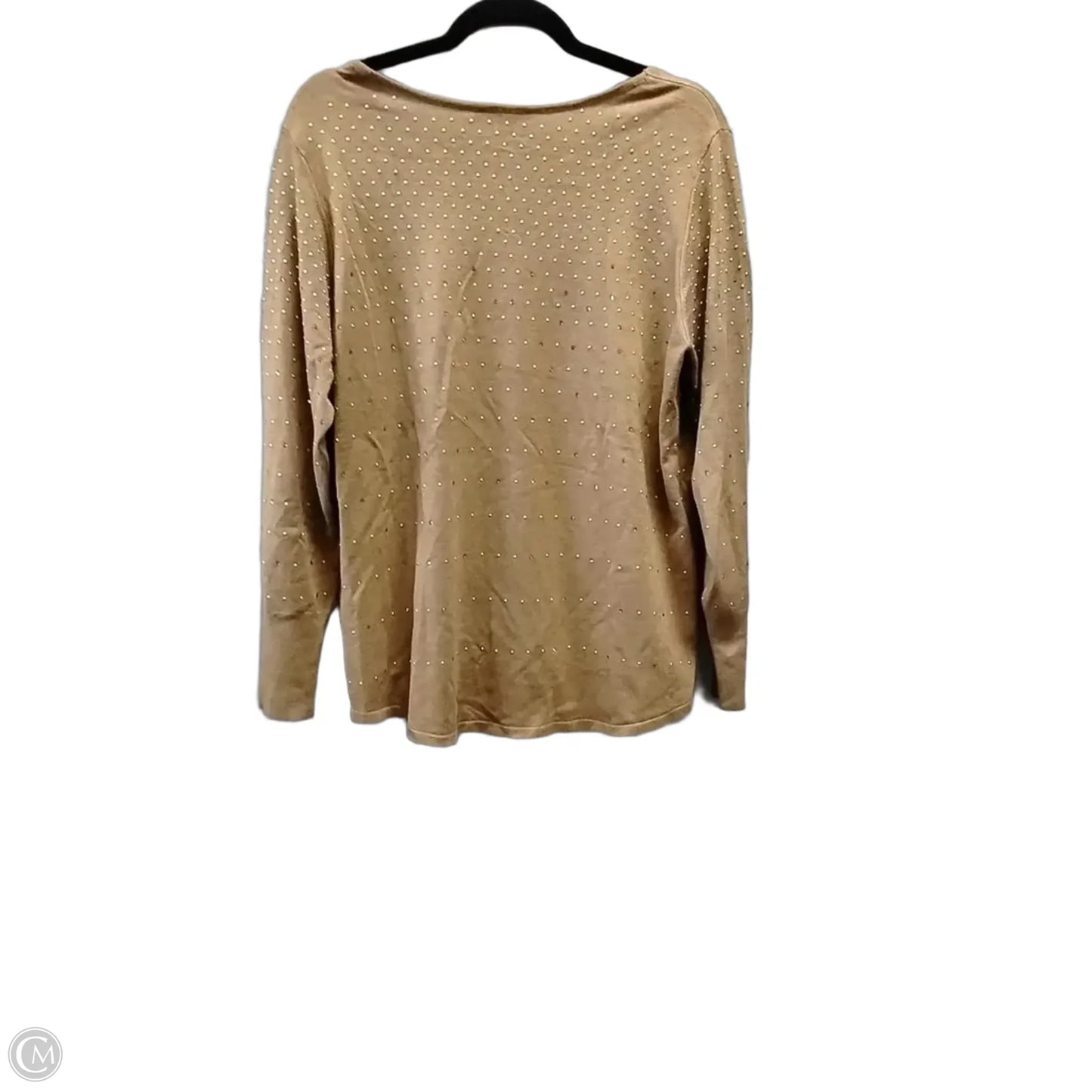 Top Long Sleeve By Chicos In Brown, Size: L