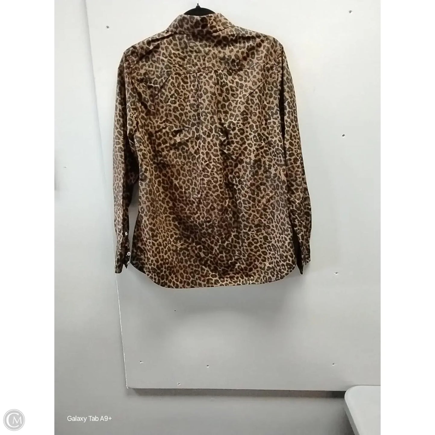 Top Long Sleeve By Talbots In Animal Print, Size: M
