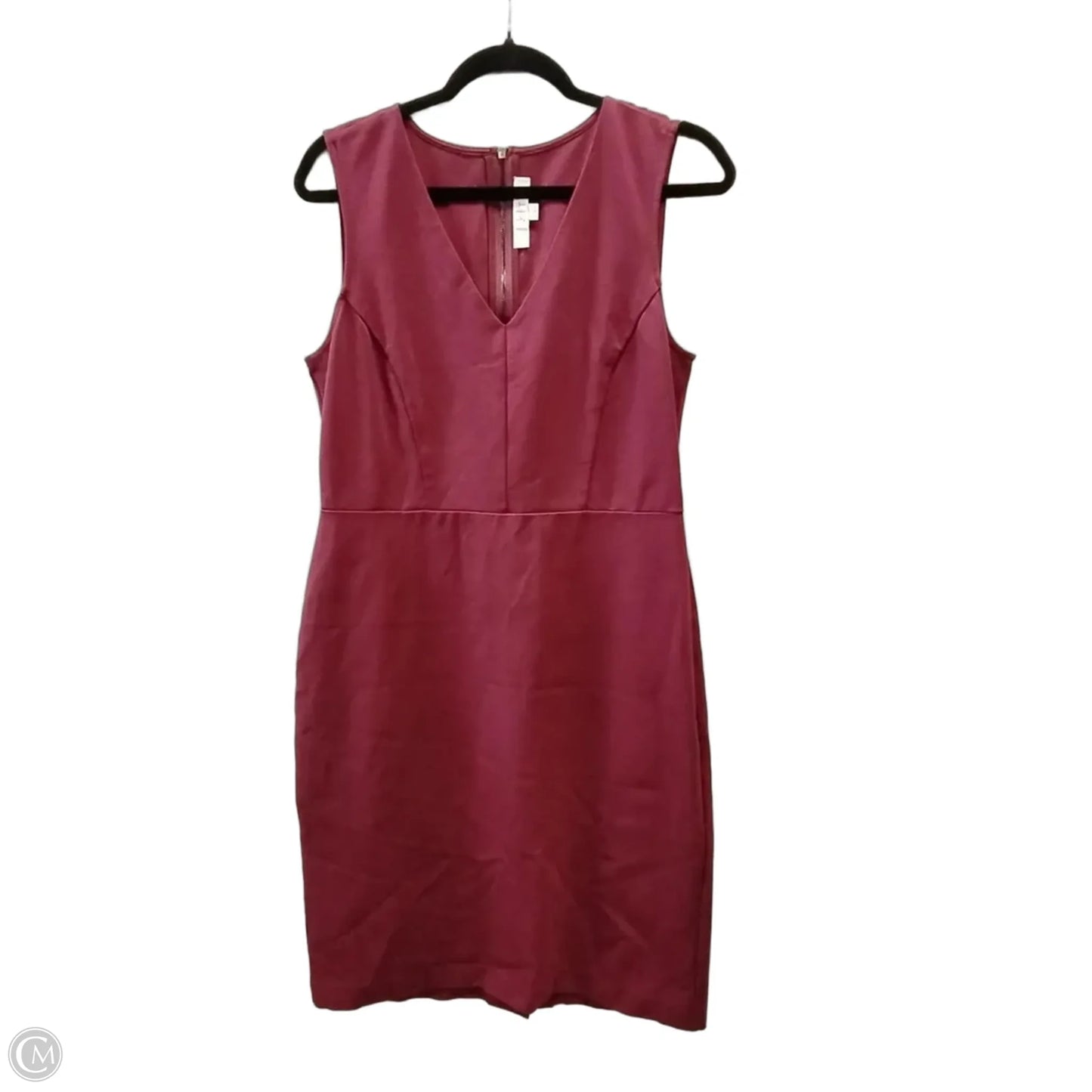 Dress Casual Midi By Loft In Red, Size: 8