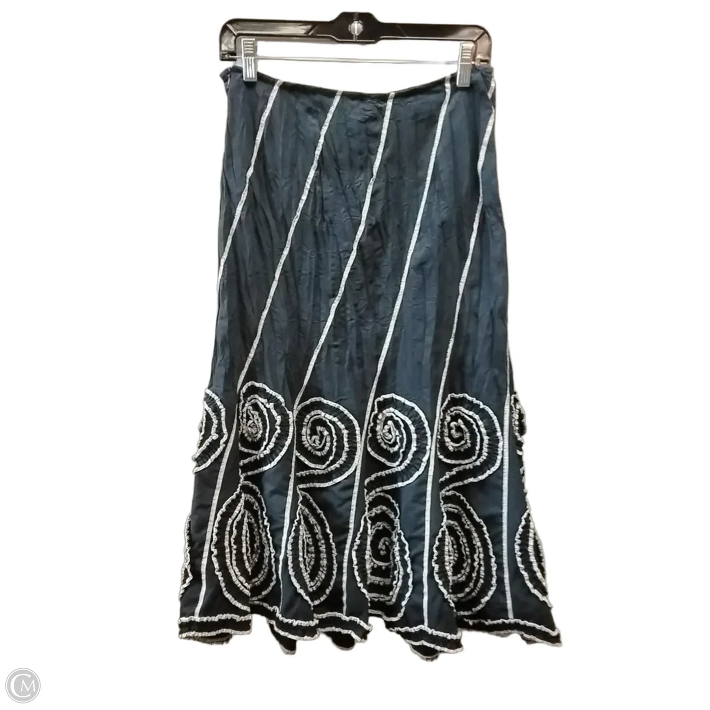 Skirt Midi By Alberto Makali In Blue, Size: 4