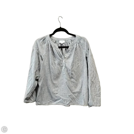 Top Long Sleeve By J. Jill In Striped Pattern, Size: Xs