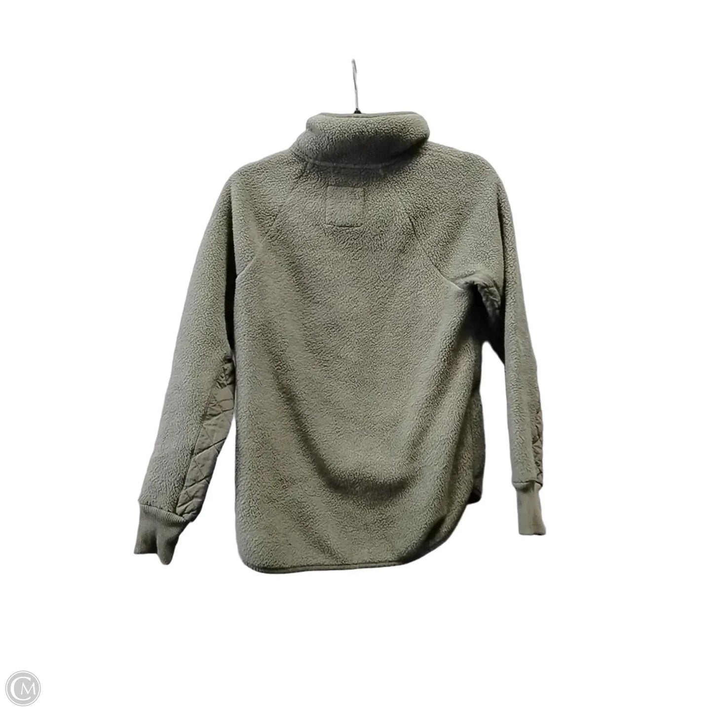 Jacket Fleece By Abercrombie And Fitch In Green, Size: Xs