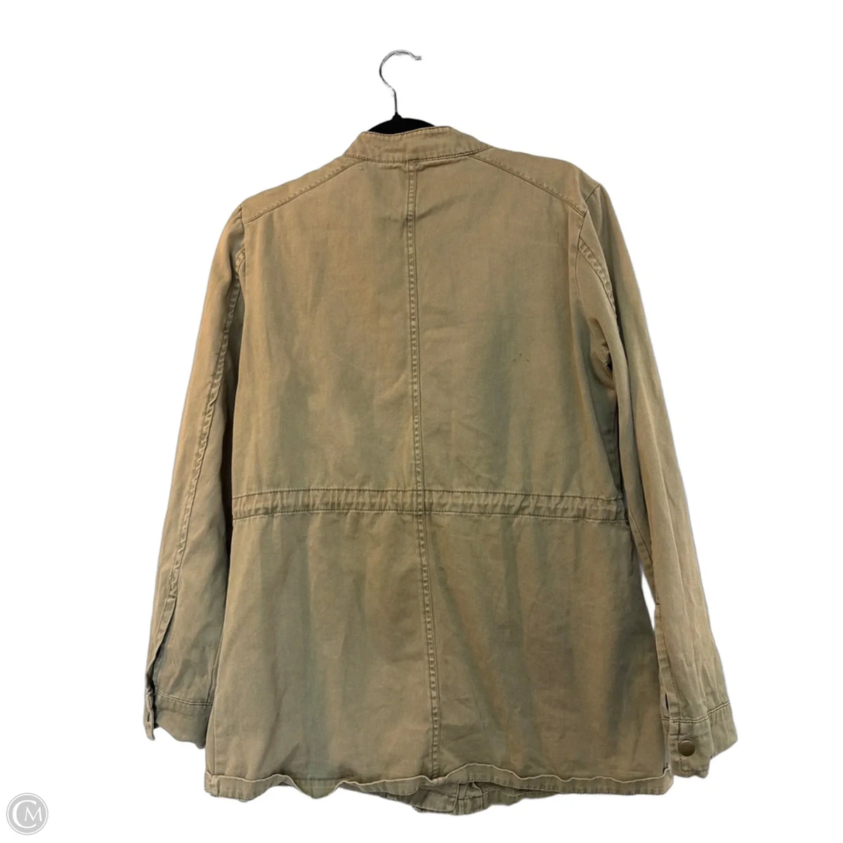 Jacket Denim By Per Se In Green, Size: M