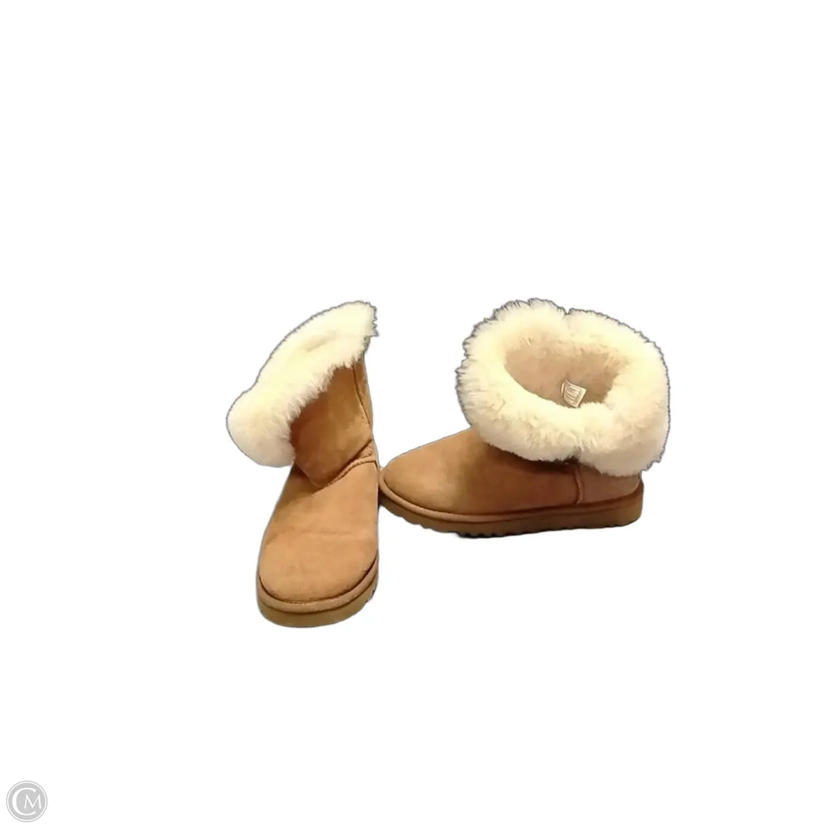 Boots Designer By Ugg In Brown, Size: 7