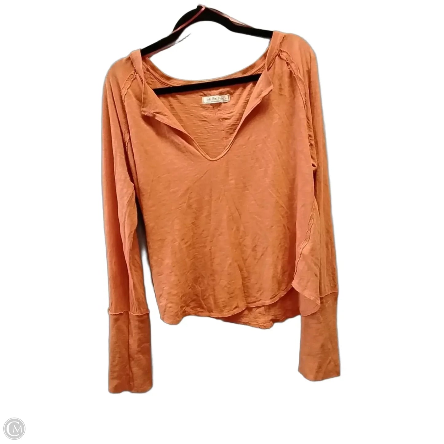 Top Long Sleeve By We The Free In Orange, Size: Xl