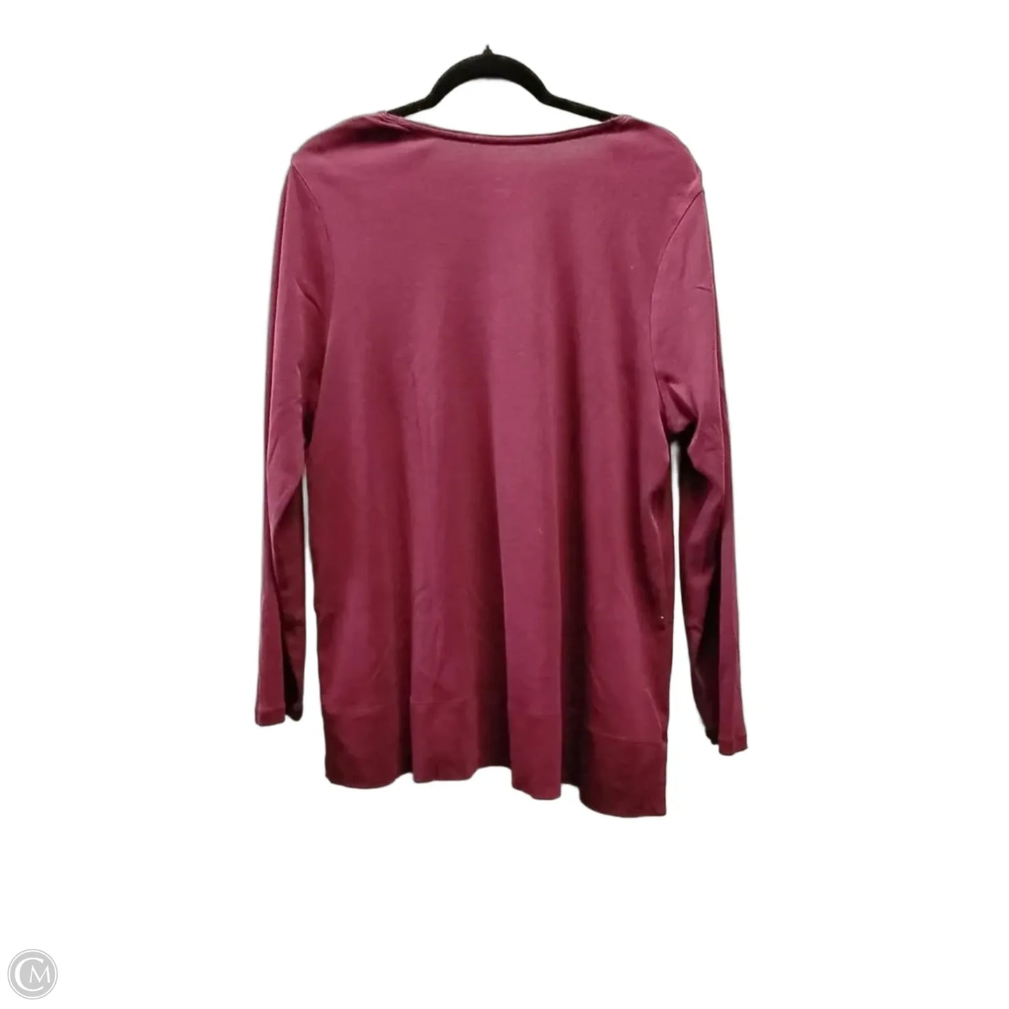 Top Long Sleeve By J. Jill In Red, Size: Xl