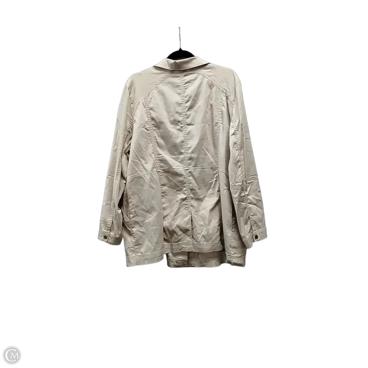 Jacket Other By Chicos In Beige, Size: Xl