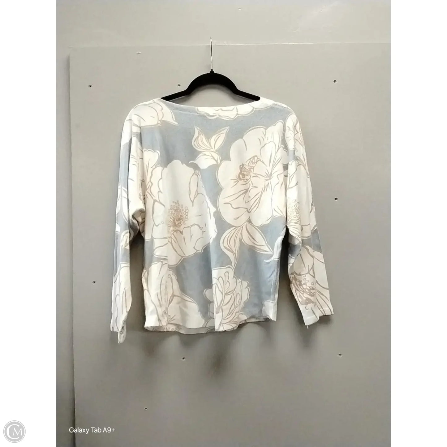 Top Long Sleeve By Sioni In Floral Print, Size: M