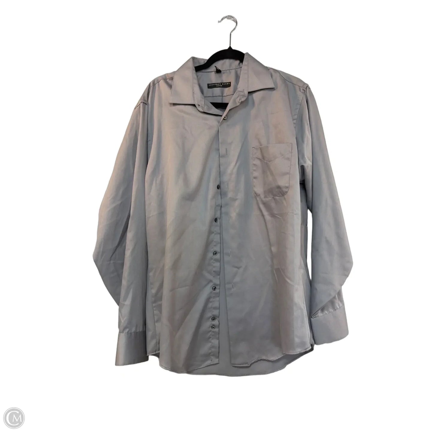 Top Long Sleeve By Geoffery Beene In Grey, Size: L