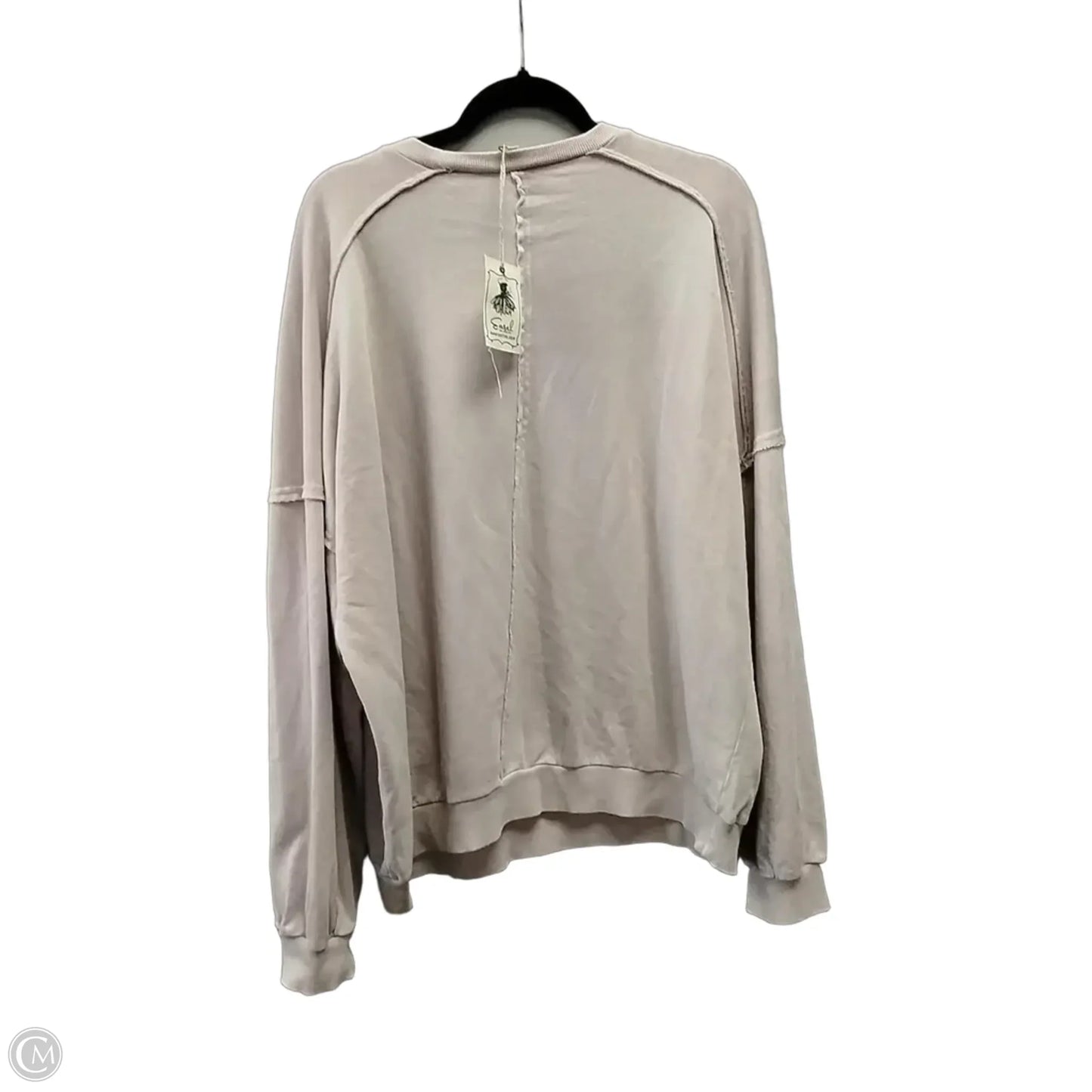 Sweatshirt Crewneck By Easel In Pink, Size: M