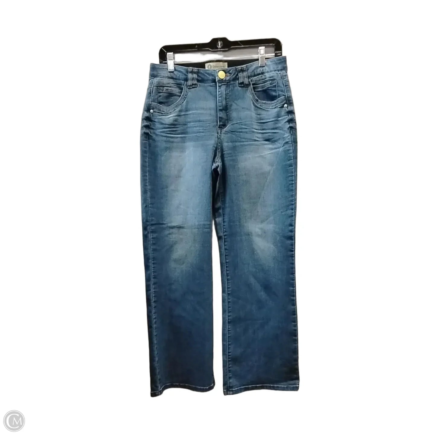 Jeans Straight By Democracy In Blue Denim, Size: 10