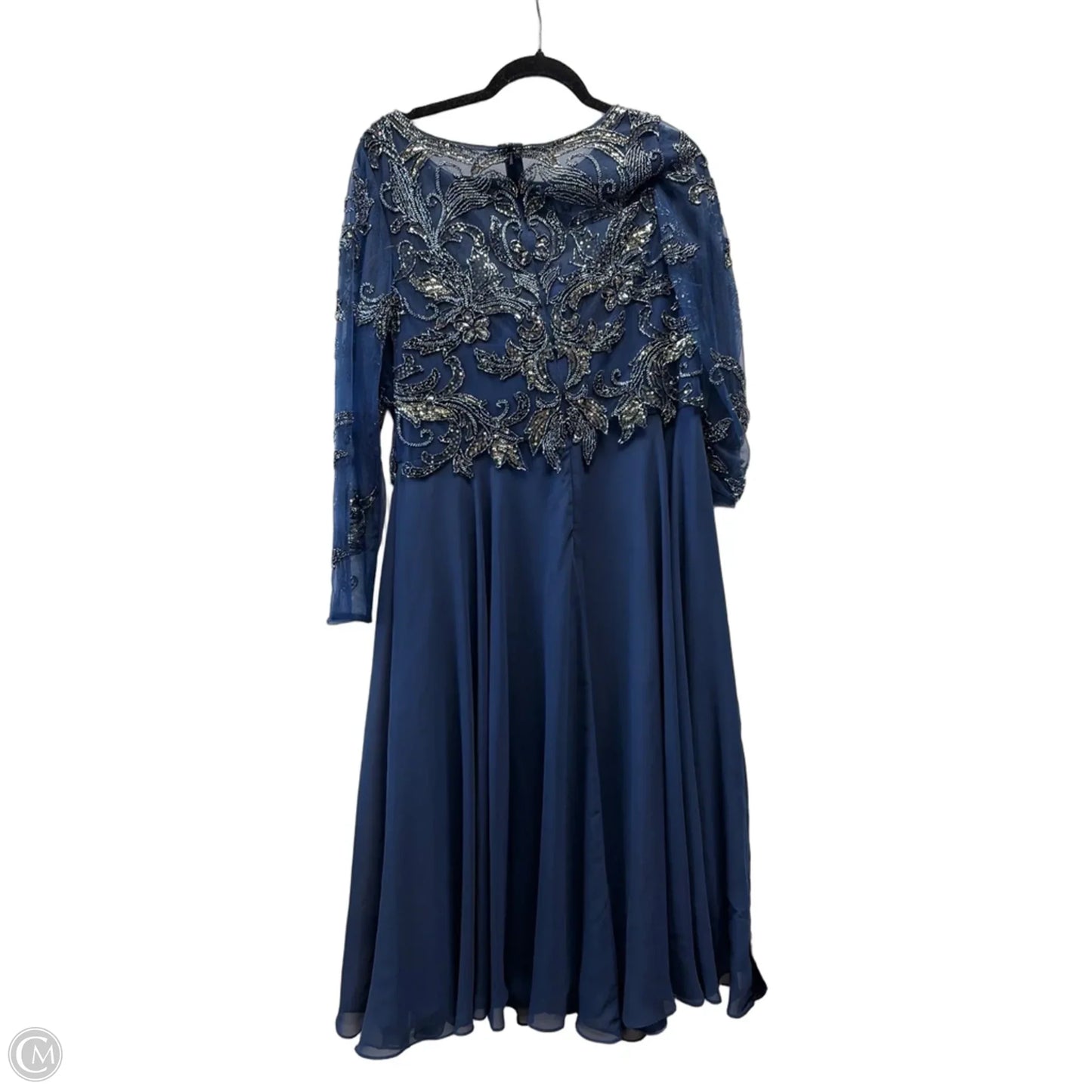 Dress Designer By Xscape In Blue, Size: 16