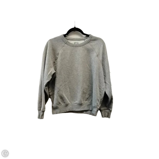 Sweatshirt Crewneck By Aerie In Grey, Size: M