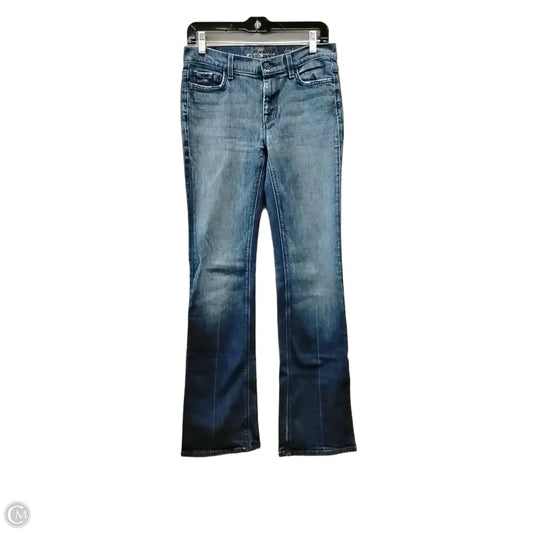 Jeans Boot Cut By Seven 7 In Blue Denim, Size: 6
