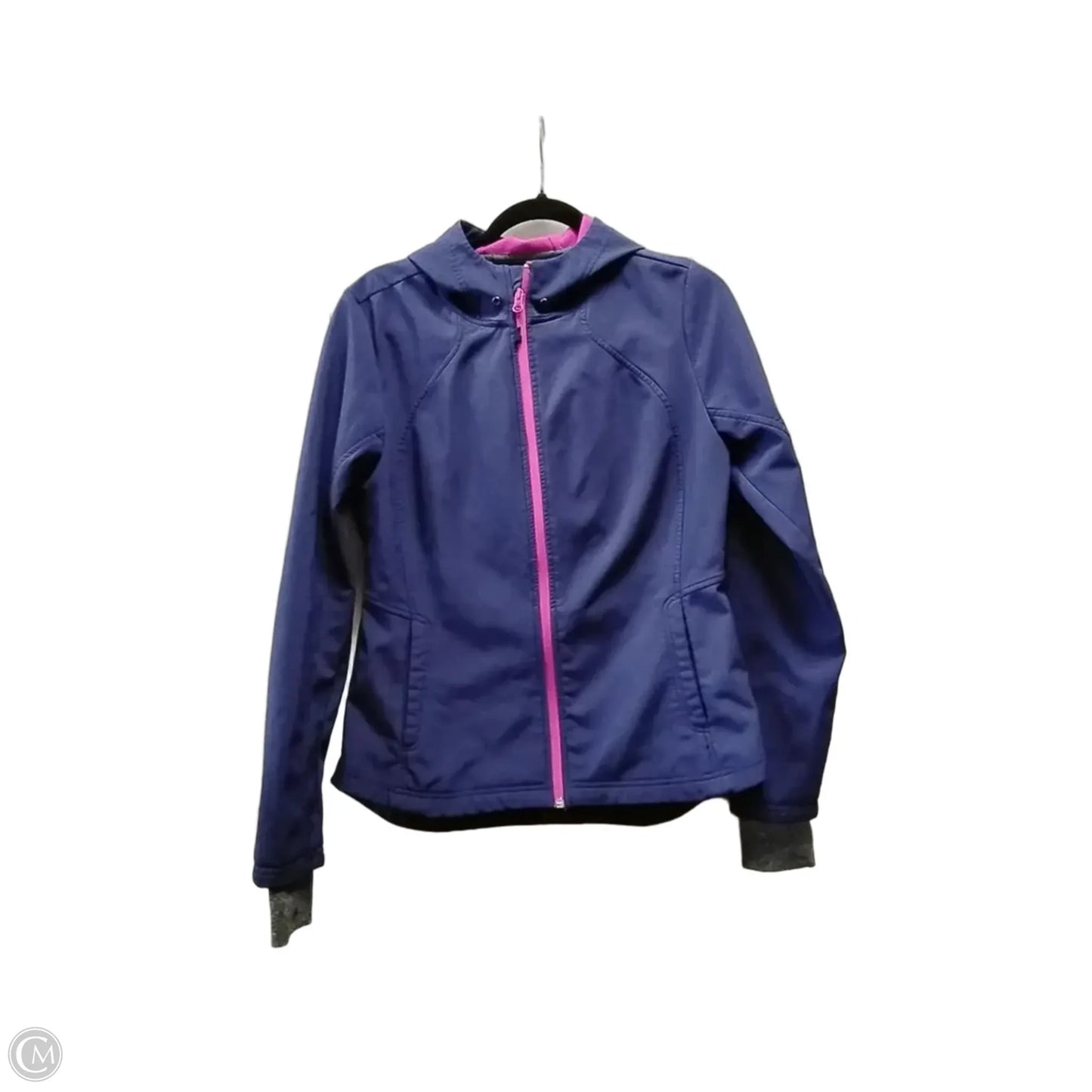 Jacket Windbreaker By Mondetta In Blue, Size: M