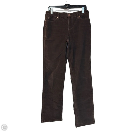 Pants Corduroy By Bandolino In Brown, Size: 8