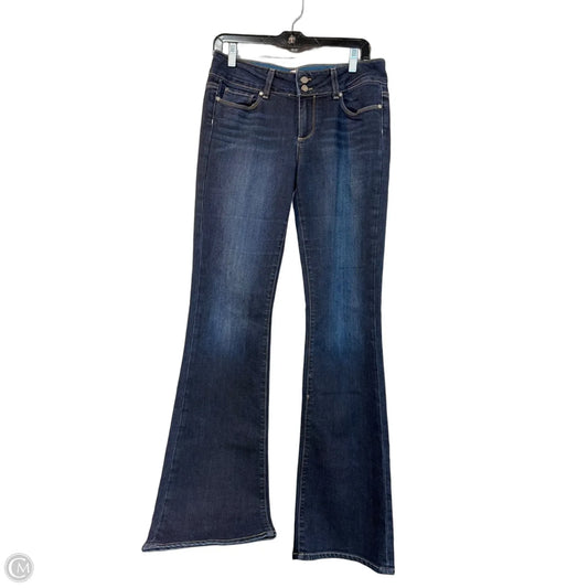 Jeans Boot Cut By Paige In Blue Denim, Size: 8