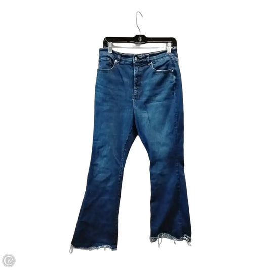 Jeans Boot Cut By Loft In Blue Denim, Size: 12