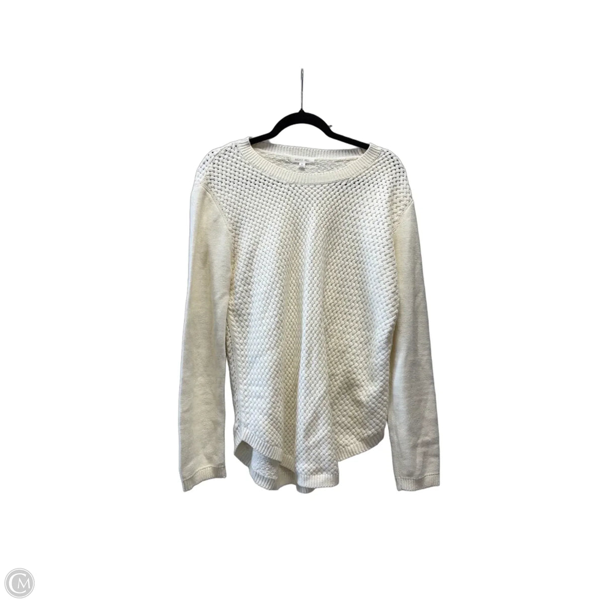 Sweater By Clothes Mentor In Ivory, Size: M