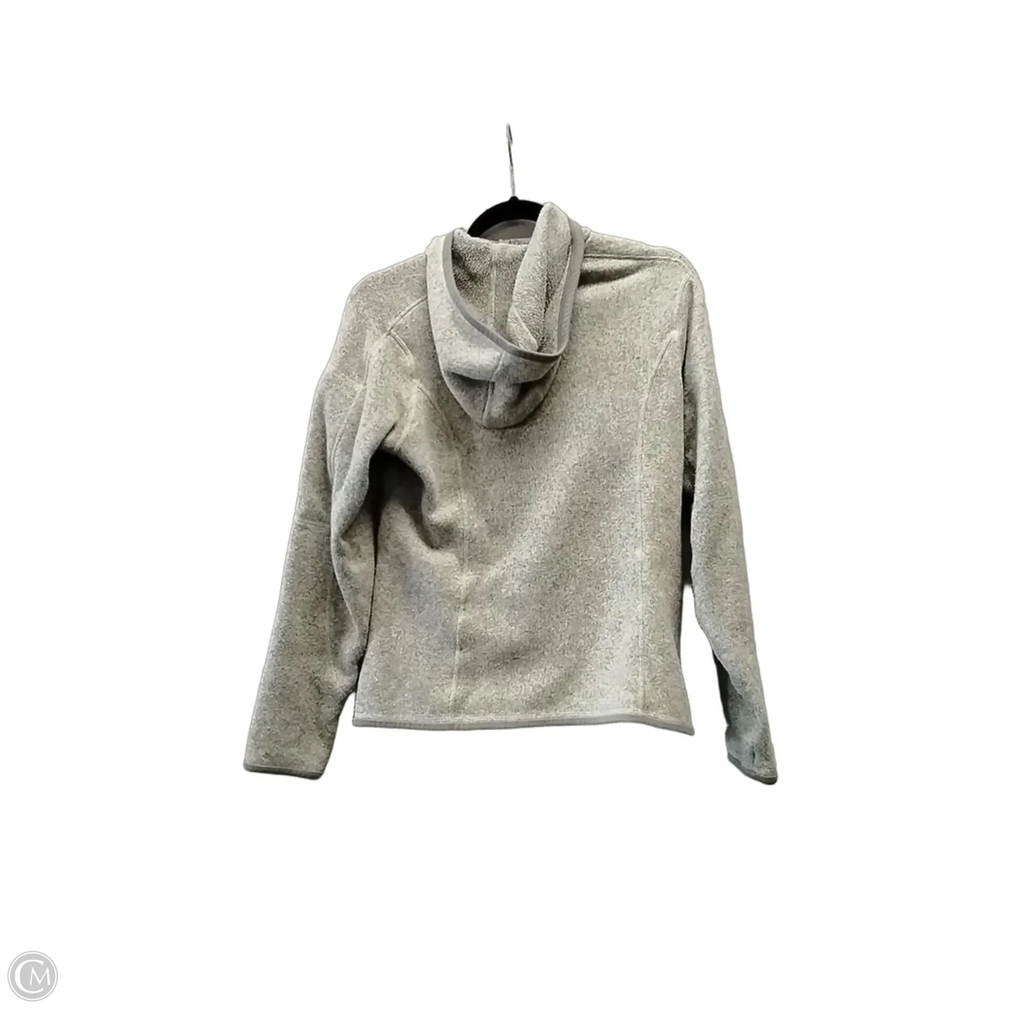 Athletic Jacket By Patagonia In Grey, Size: S