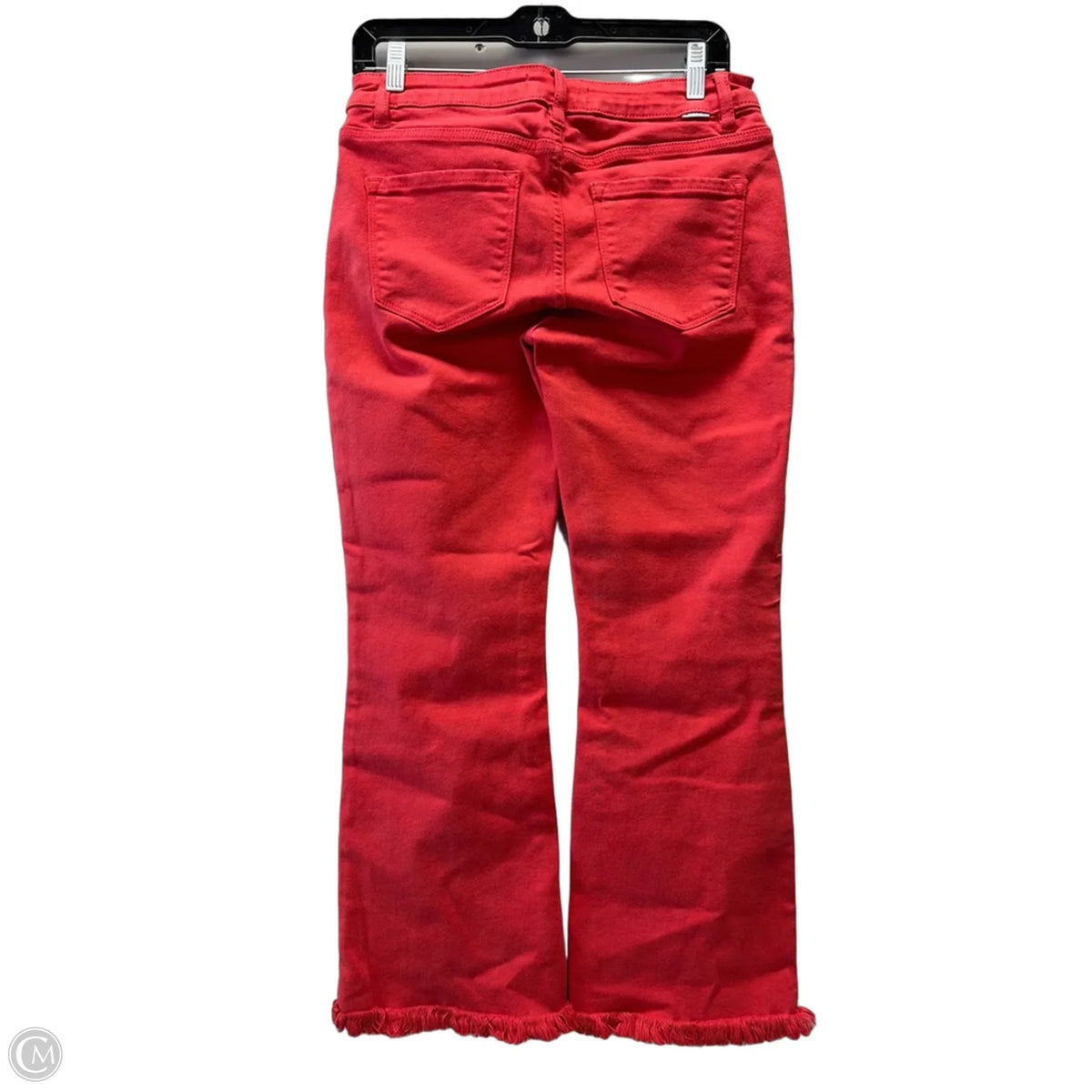 Jeans Flared By River Island In Red, Size: 6
