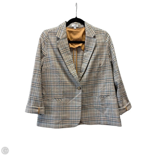 Blazer By J. Jill In Plaid Pattern, Size: Xs