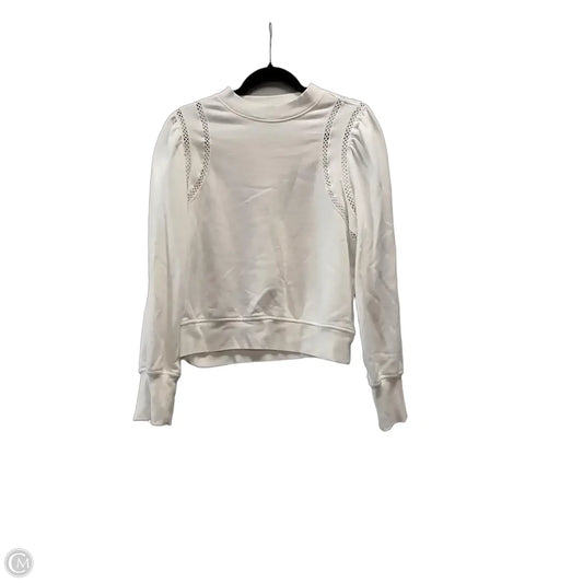 Sweatshirt Crewneck By Free Assembly In White, Size: L