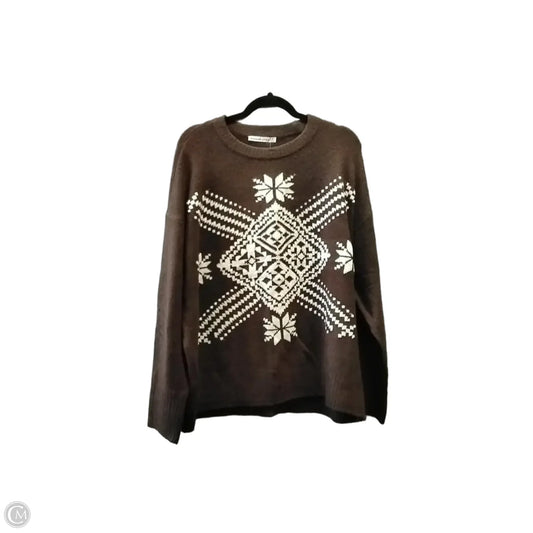 Sweater By Abercrombie And Fitch In Brown, Size: M