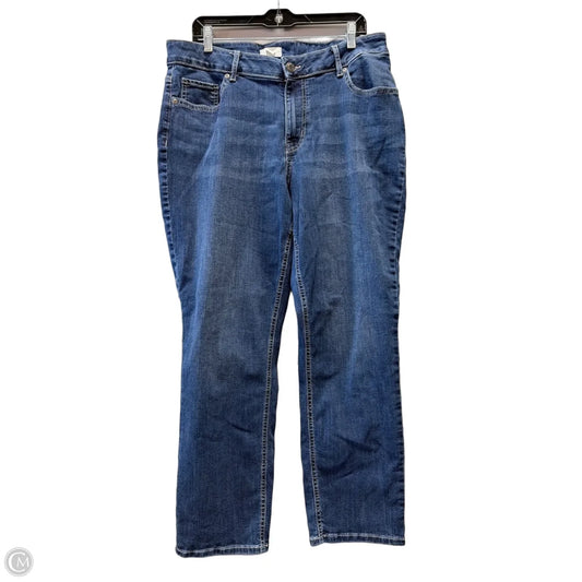 Jeans Straight By Maurices In Blue Denim, Size: 16w