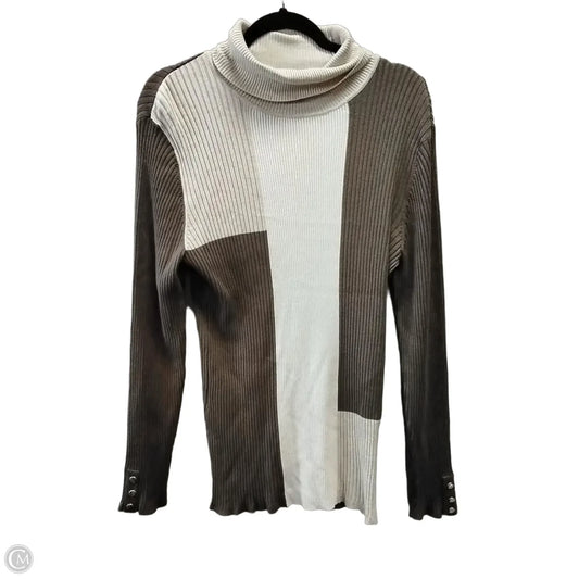 Sweater By Style And Company In Brown, Size: Xl