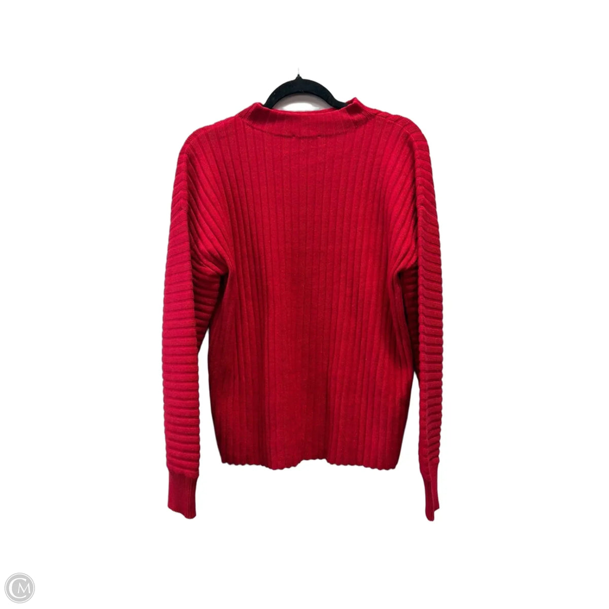 Sweater By Chicos In Red, Size: L