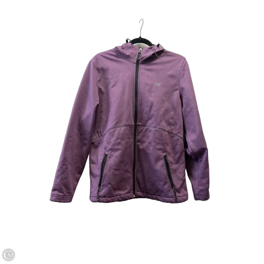 Athletic Jacket By New Balance In Purple, Size: L