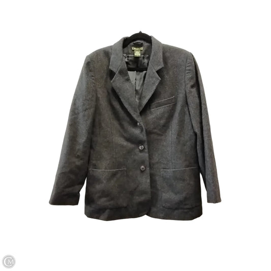 Coat Peacoat By Eddie Bauer In Grey, Size: L
