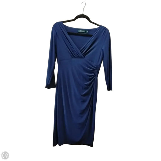 Dress Party Short By Lauren By Ralph Lauren In Blue, Size: 4