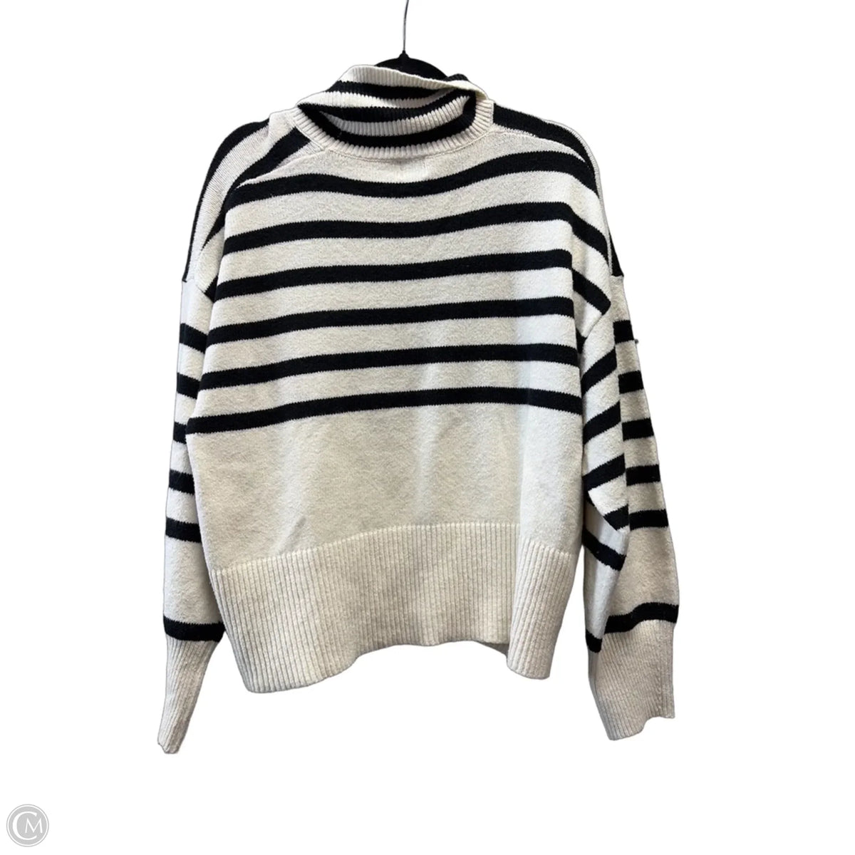Sweater By A New Day In Striped Pattern, Size: L
