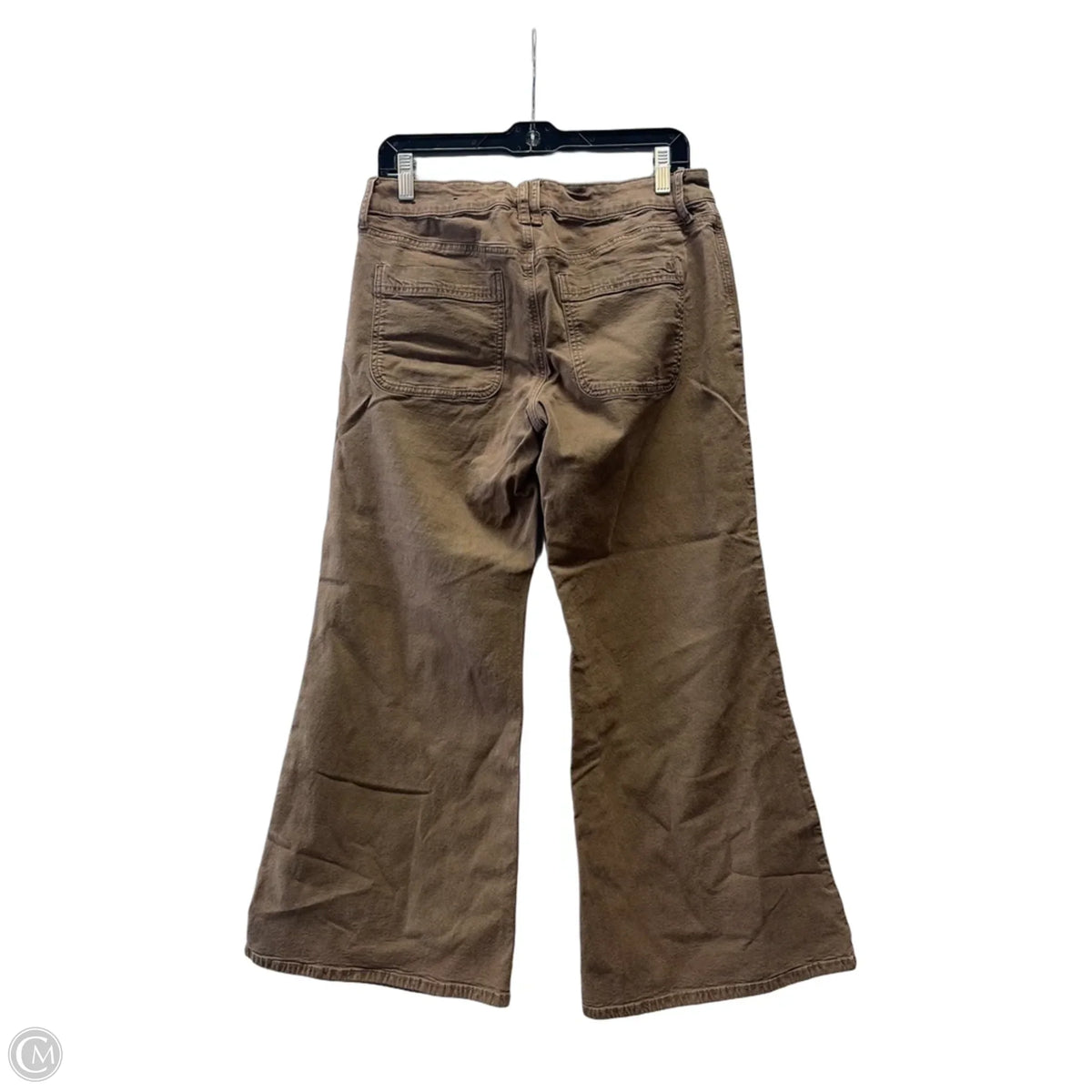 Jeans Flared By American Eagle In Brown, Size: 8