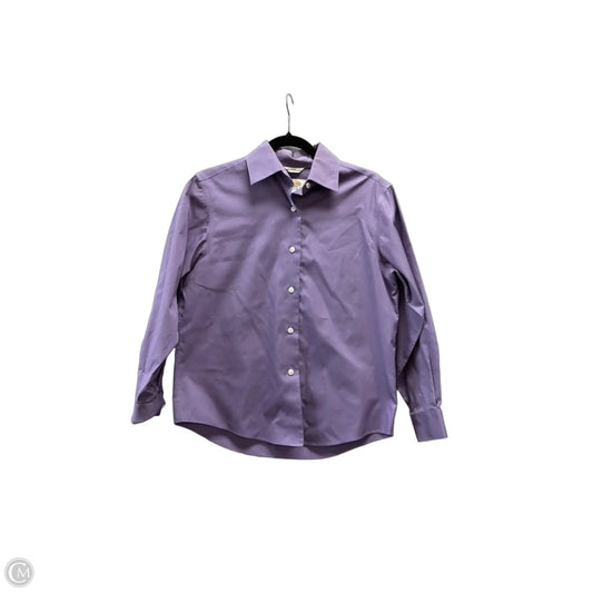 Top Long Sleeve By Talbots In Purple, Size: S