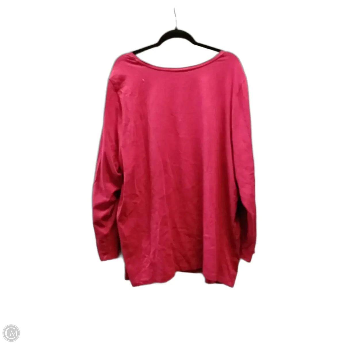 Top Long Sleeve By Catherines In Red, Size: 3x