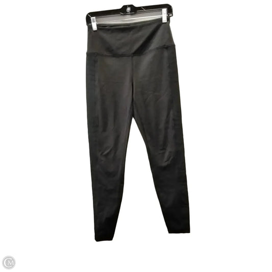 Athletic Leggings By Spyder In Black, Size: M