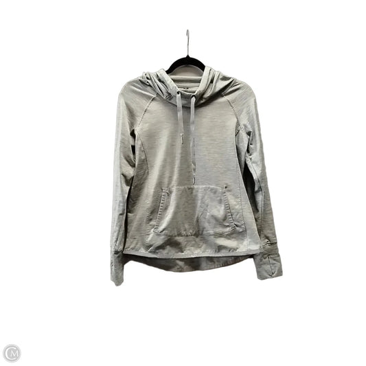 Athletic Sweatshirt Hoodie By 90 Degrees By Reflex In Grey, Size: S