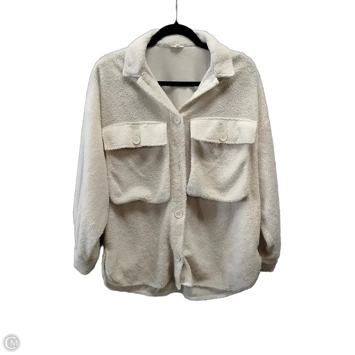 Jacket Fleece By En Creme In White, Size: S