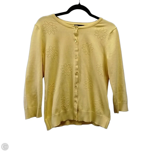 Cardigan By Cable And Gauge In Yellow, Size: S